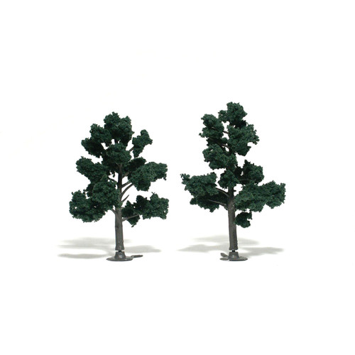Ready Made Trees Dark Green 5"-6" (2)