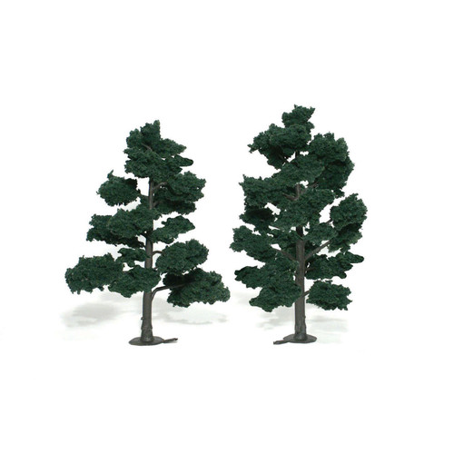 Ready Made Trees Dark Green 6"-7" (2)