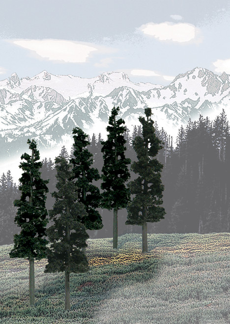 Ready Made Trees Value Pack Conifer Green 6"-8" (12)