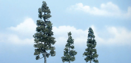 Premium Juniper Trees 5-1/8", 2-5/8", and 3-1/2" (3)