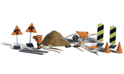 HO Road Crew Details Scenic Accents HO