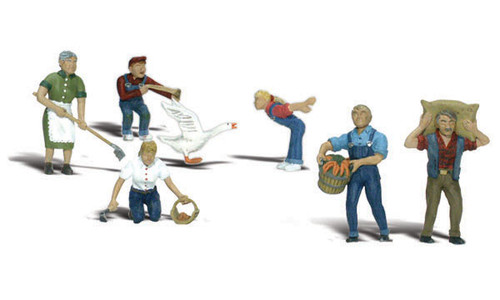 HO Farm People Scenic Accents