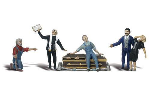 HO Graveside Service Scenic Accents