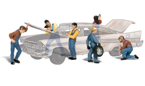 HO Auto Mechanics Scenic Accents