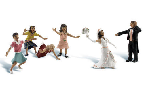 HO Wedding Bouquet Toss Scenic Accents