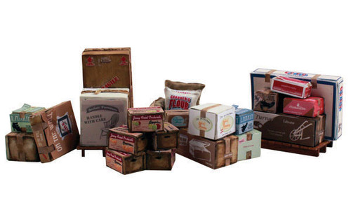 HO Miscellaneous Freight Scenic Detail