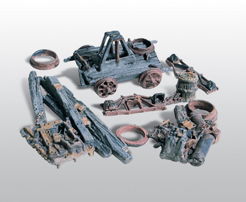 Trackside Junk HO Scale Scenic Details