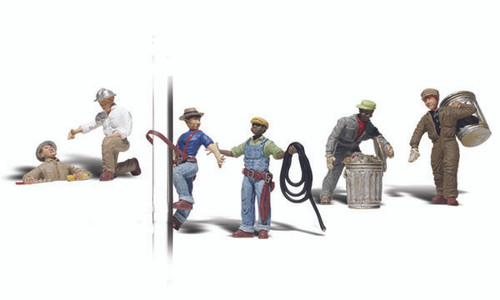HO Assorted Worker Set Scenic Accents