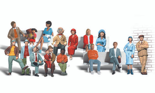 HO Assorted Figure Set Scenic Accents