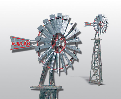 Aermotor Windmill HO Scale Scenic Details