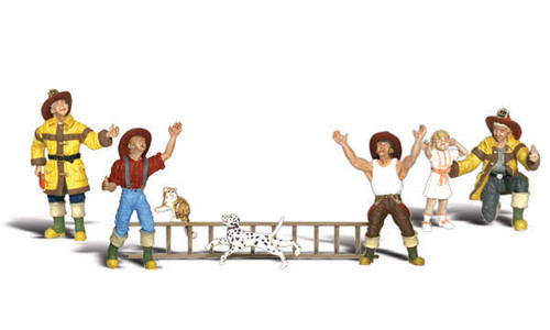 N Firemen To the Rescue Scenic Accents