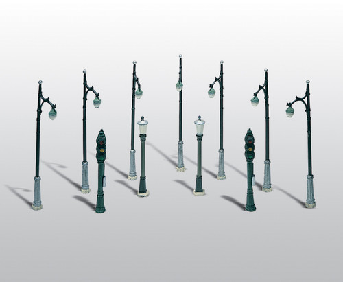 Street & Traffic Lights HO Scale Scenic Details