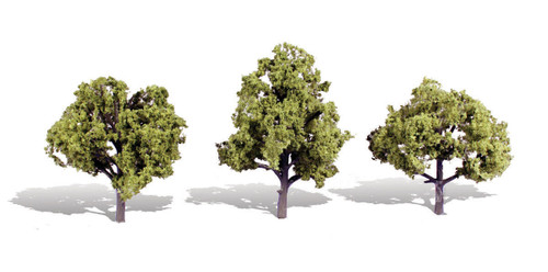 Woodland Classics Early Light Trees 4"-5" (3)