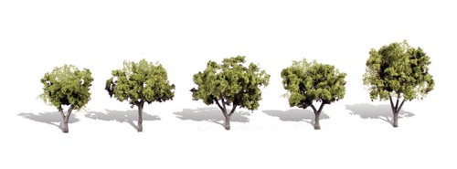 Woodland Classics Early Light Trees 1-1/4"-2" (5)