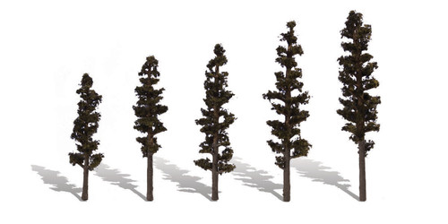 Woodland Classics Standing Timber Trees 2-1/2"-4" (5)