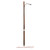 O Wooden Pole Street Lights 3-Pack