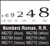Model Graphics NOS Roman Railroad Lettering White