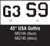 Model Graphics 45" USA Gothic Lettering Black (NOS)