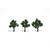 Ready Made Trees Medium Green 3"-4" (3)