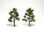Ready Made Trees Light Green 5"-6" (2)