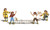 N Firemen To the Rescue Scenic Accents