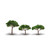 Ready Made Canopy Trees 2-3/8"-3-3/8" (3)
