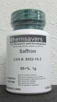 Saffron, 95+%, Certified, 1g