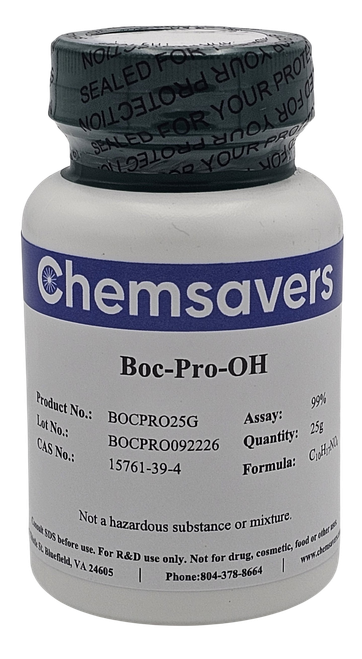 Boc-Pro-OH, 99%, 25g