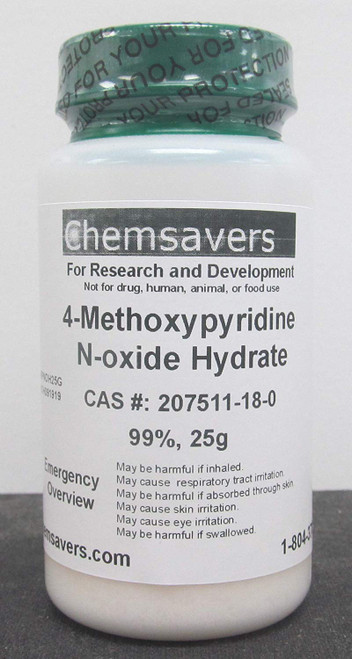 4-Methoxypyridine N-oxide Hydrate, 99%, 25g