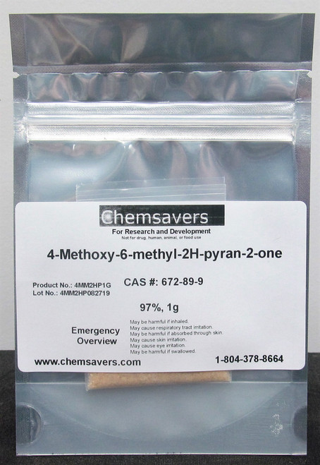 4-Methoxy-6-methyl-2H-pyran-2-one, 97%, 1g