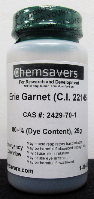 Erie Garnet (C.I. 22145), 80+% (Dye Content), 25g