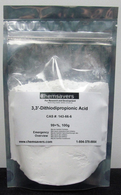 3,3′-Dithiodipropionic Acid, 99+%, 100g