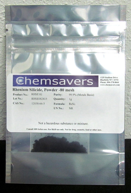 Rhenium Silicide, 99.9% (Metals Basis), Certified, 1g