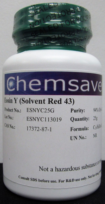 Eosin Y, 94% (Dye Content), 25g