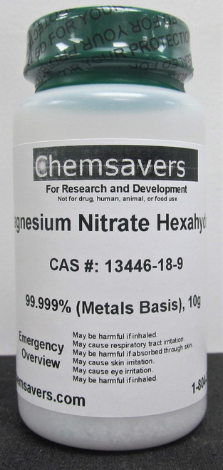 Magnesium Nitrate Hexahydrate, 99.999% (Metals Basis), 10g