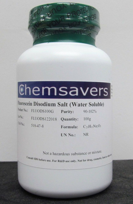 Fluorescein Disodium Salt (Water Soluble), 90-102%, 100g