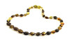 Bean, Baltic, Green, Amber, Polished, Necklace, Teething, Beaded, Jewelry, Olive 3