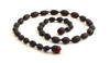 Bean, Baltic, Cherry, Amber, Unpolished, Necklace, Teething, Beaded, Jewelry, Olive, Raw 2