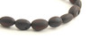 bean olive bracelet stretch elastic band jewelry Cherry unpolished black amber baltic raw 2
