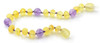 Unpolished, Amethyst, Bracelet, Baltic, Lemon, Raw, Anklet, Teething, Amber 2