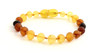 Bracelet, Raw, Amber, Rainbow, Unpolished, Anklet, Baltic, Modern, Teething, Wholesale 3