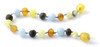 Aquamarine, Mix, Multicolor, Baltic Amber, Unpolished, Bracelet, Teething, Anklet 2