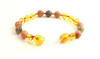 Bracelet, Honey Amber, Baltic, Polished, Sunstone, Labradorite, Anklet, Teething 3