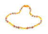 Baltic Amber, Gemstone, Sunstone, Necklace, Labradorite, Jewelry, Teething, Honey 4