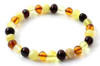 Amber, Mix, Bracelet, Multicolor, Polished, Stretch, Jewelry, Beaded, Baltic 3