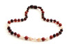 Cherry, Red Jasper, Baltic Amber, Moonstone, Necklace, Teething, Polished, Sunstone 3