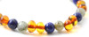 Bracelet, Labradorite, Stretch, Polished, Cognac, Lapis Lazuli, Baltic Amber, Jewelry 2