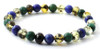 Green, Stretch, Amber, Jewelry, Bracelet, African Jade, Gemstone, Lapis Lazuli, Blue