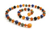 Green Lace Stone, Raw, Baltic Amber, Unpolished, Lapis Lazuli, Necklace, Teething 3