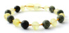 Lemon, Green Lace Stone, Teething, Amber, Unpolished, Bracelet, Baltic, Raw, Anklet